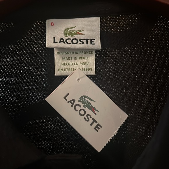LACOSTE Men’s Long Sleeve Cotton Polo - Picture 7 of 12